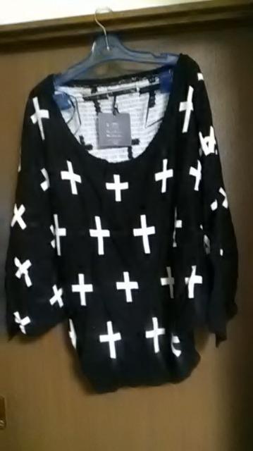新品*大きいサイズ*クロス柄*ドルマンニット < 女性ファッション  新品*大きいサイズ*クロス柄*ドルマンニット  < 女性ファッションの