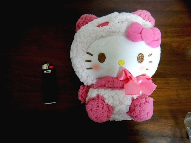 ◆サンリオ キティ ピンク パンダ ぬいぐるみ 中古品 < おもちゃ  ◆サンリオ キティ ピンク パンダ ぬいぐるみ 中古品 < おもちゃの