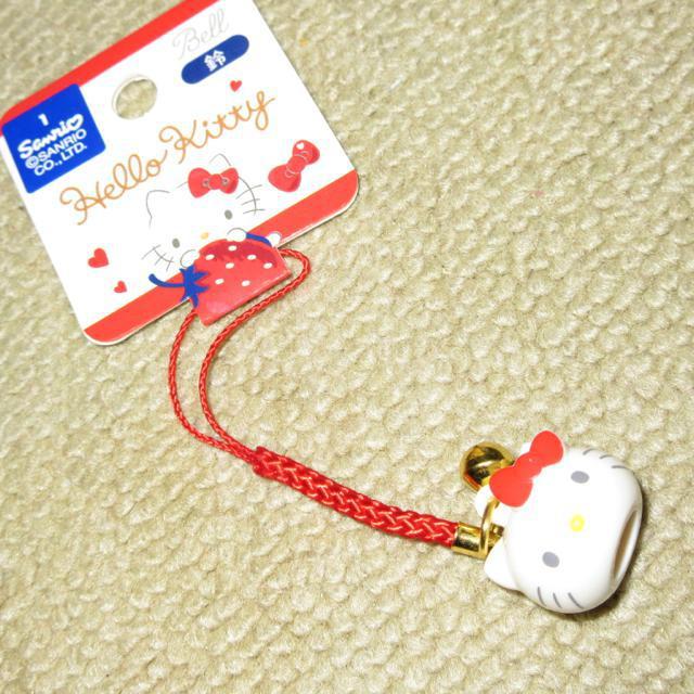 未使用タグ付☆ハローキティ*携帯ストラップ鈴*キーホルダー(フェイス) < おもちゃ  未使用タグ付☆ハローキティ*携帯ストラップ鈴*キーホルダー(フェイス)  < おもちゃの