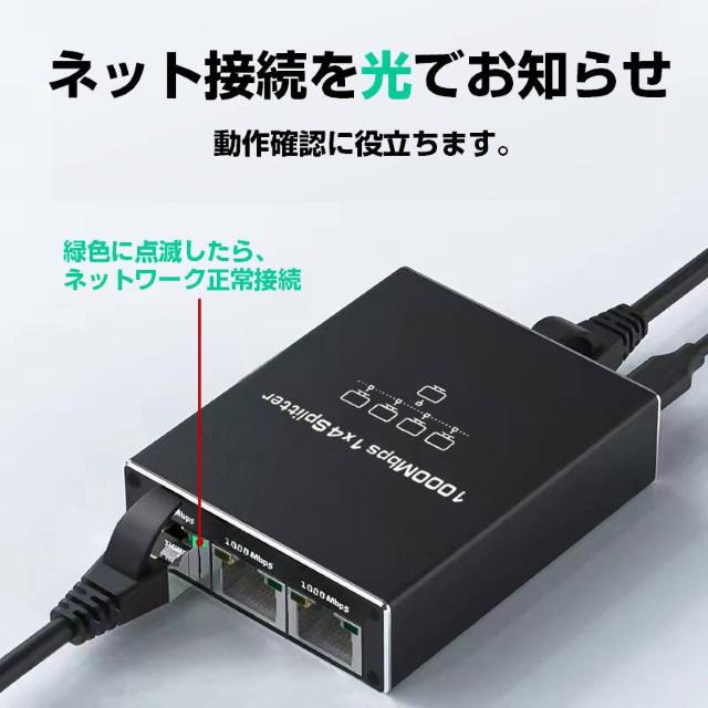 LAN 4|[g 1Gbps MK LAN|[g g A_v^[ RJ45 pRlN^ lannu [^[  PC{/Ӌ@ 