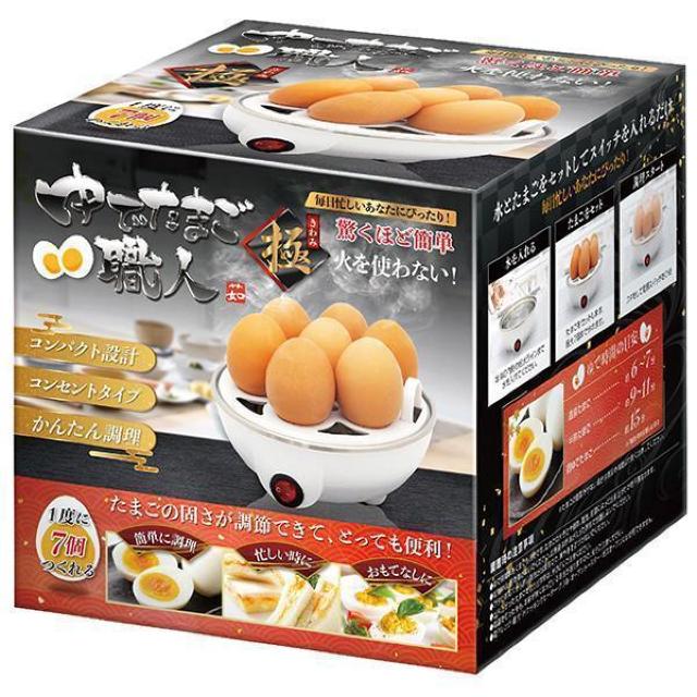ゆで卵メーカー 1度に7個できる 電気調理器 硬さ調整 ゆでたまご器 温泉玉子 半熟たまご 時短 料理 キッチン 家電 < 家電/AV  ゆで卵メーカー 1度に7個できる 電気調理器 硬さ調整 ゆでたまご器 温泉玉子 半熟たまご 時短 料理 キッチン 家電 < 家電/AVの