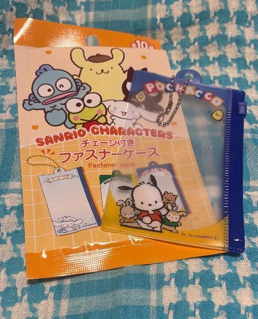 チェーン付き ファスナーケース 未使用 ポチャッコ < 女性ファッション  チェーン付き ファスナーケース 未使用 ポチャッコ < 女性ファッションの