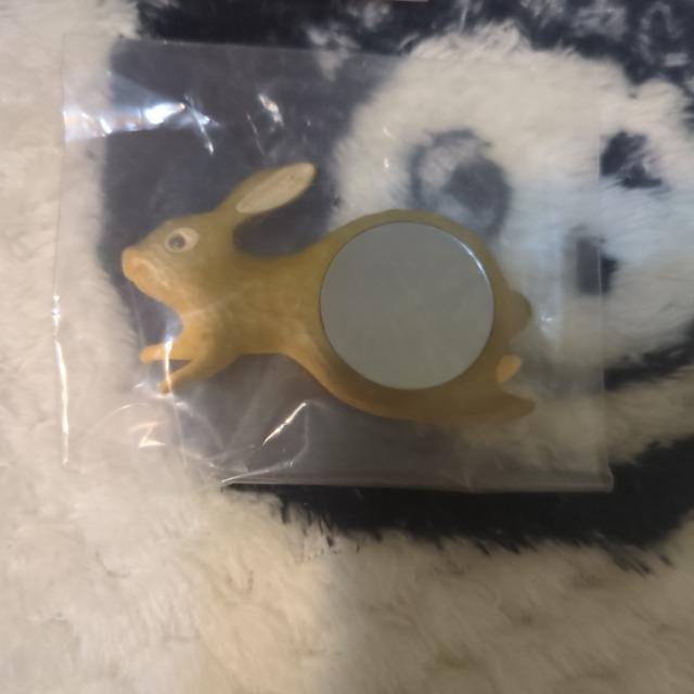 ガチャガチャ 木工アートミニチュアコレクション ウサギミラー < ホビー ガチャガチャ 木工アートミニチュアコレクション ウサギミラー < ホビーの