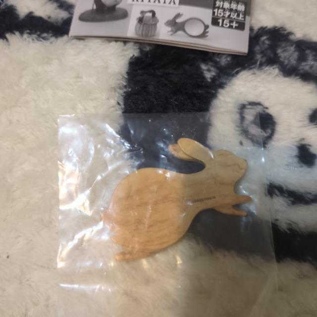 ガチャガチャ 木工アートミニチュアコレクション ウサギミラー < ホビー ガチャガチャ 木工アートミニチュアコレクション ウサギミラー < ホビーの