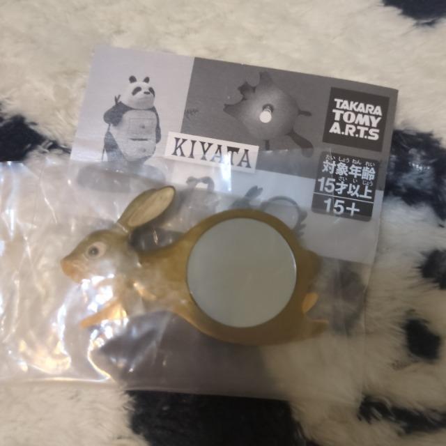 ガチャガチャ 木工アートミニチュアコレクション ウサギミラー < ホビー ガチャガチャ 木工アートミニチュアコレクション ウサギミラー < ホビーの