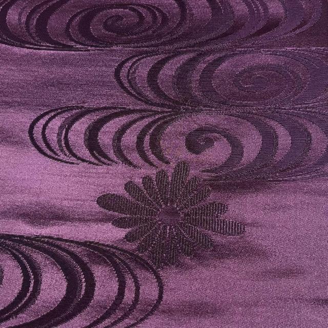 西陣織 未仕立て 帯 帯地 反物 紫 地紋 人絹 リメイク ハンドメイドにも 生地 < ペット/手芸/園芸 西陣織 未仕立て 帯 帯地 反物 紫 地紋 人絹 リメイク ハンドメイドにも 生地 < ペット/手芸/園芸の