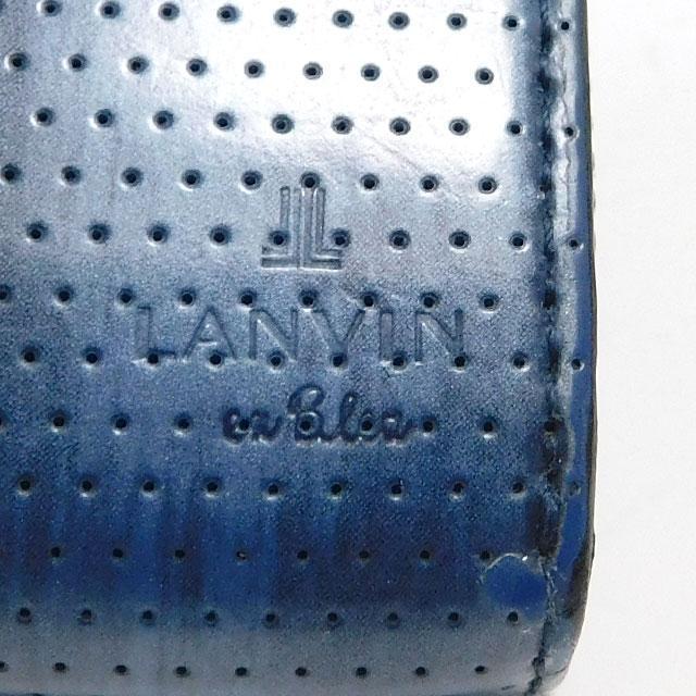 1000�~ LANVIN en Bleu �����o���I���u���[ ���E���h�t�@�X�i�[�����z �p���`���O���U�[ �� �� �u�����h�� 