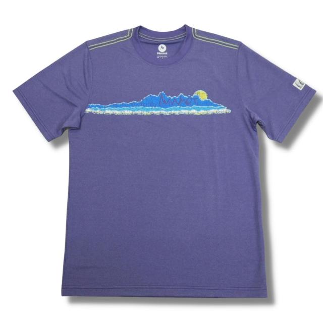 即買☆マーモット BNV/Mサイズ マウンテン プリントTシャツ ベリー 速乾 吸汗 UVケア 登山 送料無料 < ブランド 即買☆マーモット BNV/Mサイズ マウンテン プリントTシャツ ベリー 速乾 吸汗 UVケア 登山 送料無料 < ブランドの