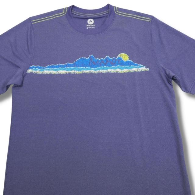 即買☆マーモット BNV/Mサイズ マウンテン プリントTシャツ ベリー 速乾 吸汗 UVケア 登山 送料無料 < ブランド 即買☆マーモット BNV/Mサイズ マウンテン プリントTシャツ ベリー 速乾 吸汗 UVケア 登山 送料無料 < ブランドの