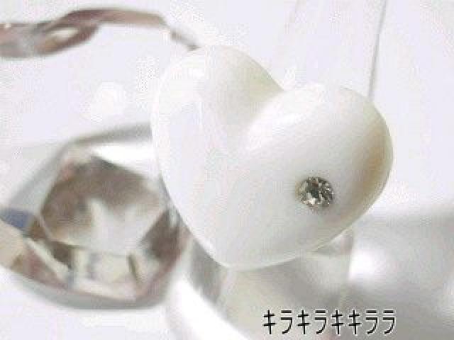 《New》ストーンがキラリ*ぷっくりハート★プリンセス*姫リング/指輪<ホワイト> < 女性アクセサリー/時計  《New》ストーンがキラリ*ぷっくりハート★プリンセス*姫リング/指輪<ホワイト> < 女性アクセサリー/時計の