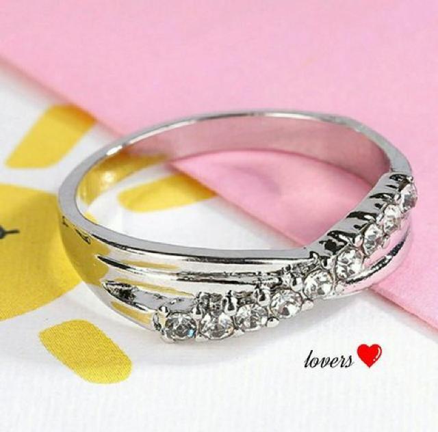 送料無料18号クロムシルバークリアスーパーCZダイヤリング指輪 < 女性アクセサリー/時計  送料無料18号クロムシルバークリアスーパーCZダイヤリング指輪 < 女性アクセサリー/時計の