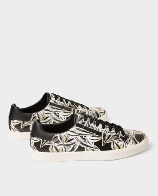 ☆ZARA ザラ フラワー刺繍入り スニーカー/メンズ/27cm☆新品 < ブランド ☆ZARA ザラ フラワー刺繍入り スニーカー/メンズ/27cm☆新品 < ブランドの