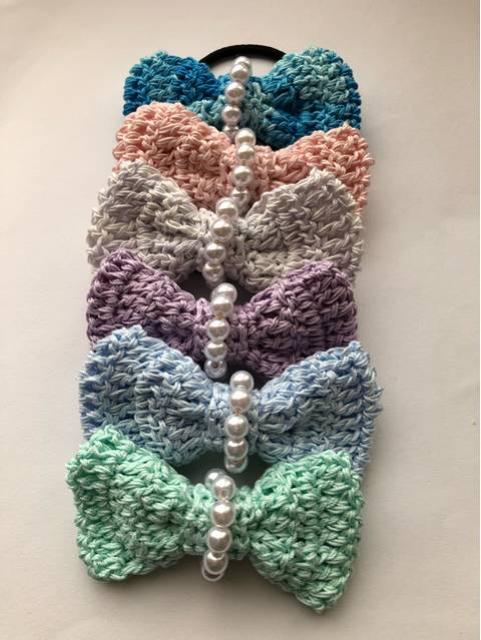 ハンドメイド ヘアゴム レースのリボン♪ピンク axes好き 女の子 < 女性ファッション  ハンドメイド ヘアゴム レースのリボン♪ピンク axes好き 女の子 < 女性ファッションの