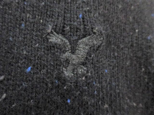 ☆アメリカンイーグル ウール混 ワンポイント 長袖 ニット セーター/メンズ/S < ブランド ☆アメリカンイーグル ウール混 ワンポイント 長袖 ニット セーター/メンズ/S < ブランドの