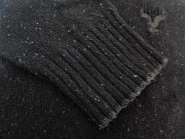 ☆アメリカンイーグル ウール混 ワンポイント 長袖 ニット セーター/メンズ/S < ブランド ☆アメリカンイーグル ウール混 ワンポイント 長袖 ニット セーター/メンズ/S < ブランドの