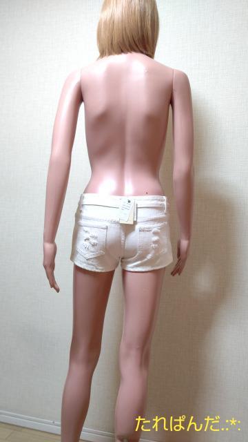 新品タグ付☆RASTARS☆格好良いダメージ加工の白ショーパンB415☆3点で即落 < 女性ファッション  新品タグ付☆RASTARS☆格好良いダメージ加工の白ショーパンB415☆3点で即落 < 女性ファッションの
