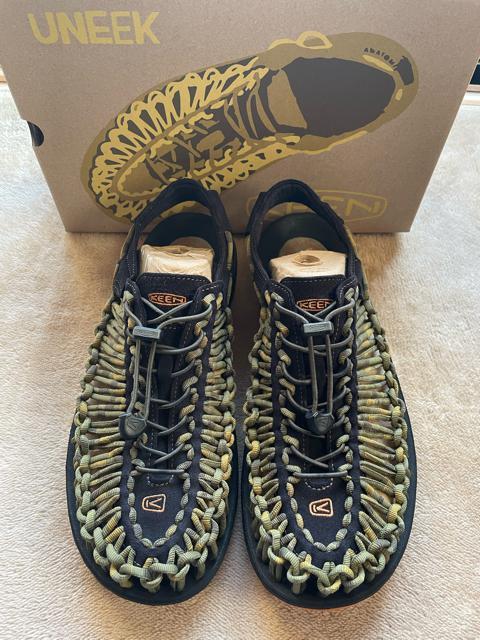 美品 KEEN UNEEK STRIPES(ユニーク ストライプス) US11(29cm) キーン 国内正規品 ミリタリー 迷彩柄 < ブランド 美品 KEEN UNEEK STRIPES(ユニーク ストライプス) US11(29cm) キーン 国内正規品 ミリタリー 迷彩柄 < ブランドの