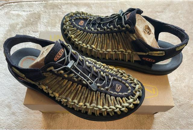 美品 KEEN UNEEK STRIPES(ユニーク ストライプス) US11(29cm) キーン 国内正規品 ミリタリー 迷彩柄 < ブランド 美品 KEEN UNEEK STRIPES(ユニーク ストライプス) US11(29cm) キーン 国内正規品 ミリタリー 迷彩柄 < ブランドの