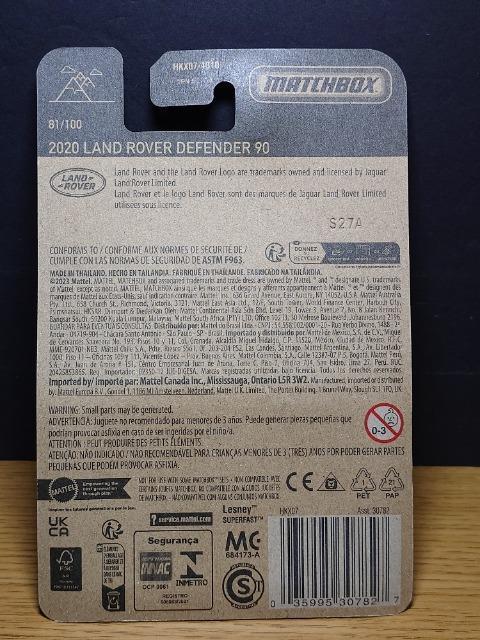 ★マッチボックス★2020ランドローバーDEFENDER90★未開封品★ < ホビー  ★マッチボックス★2020ランドローバーDEFENDER90★未開封品★ < ホビーの