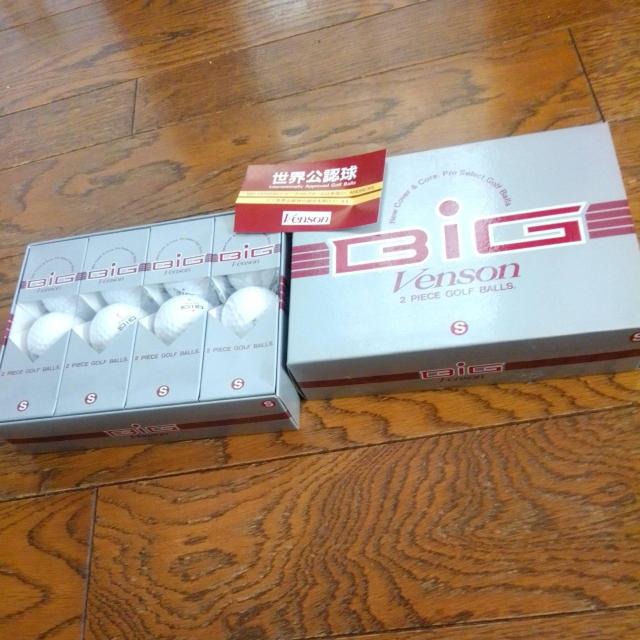 BIG Venson S ゴルフボール12個 新品 < レジャー/スポーツ BIG Venson S ゴルフボール12個 新品 < レジャー/スポーツの