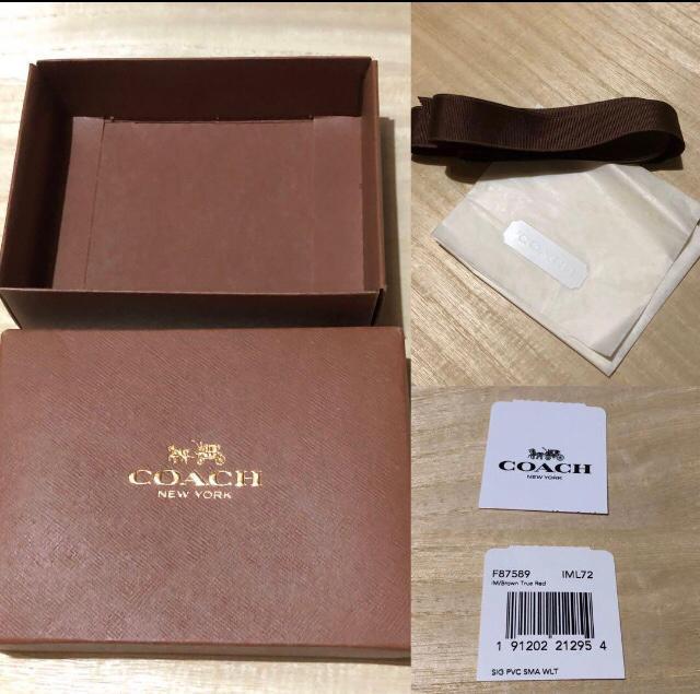 【新品 箱有 正規品】COACH コーチ 三つ折り財布 F87589 < ブランド  【新品 箱有 正規品】COACH コーチ 三つ折り財布 F87589 < ブランドの