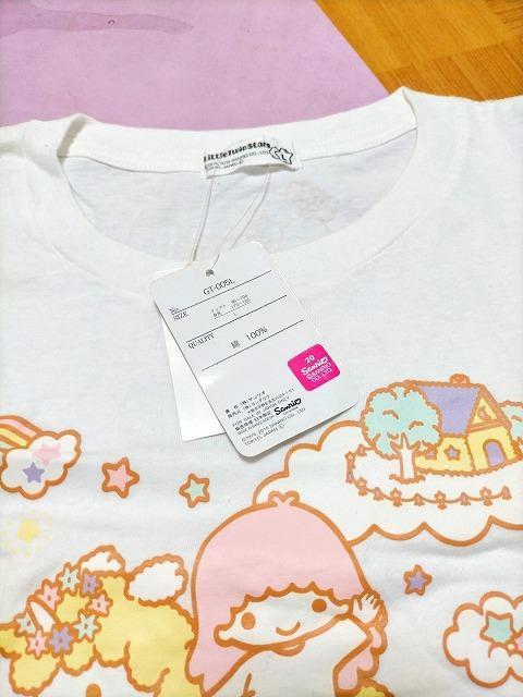 ◆サンリオ キキララ Tシャツ L 未使用中古品 < 男性ファッション ◆サンリオ キキララ Tシャツ L 未使用中古品 < 男性ファッションの