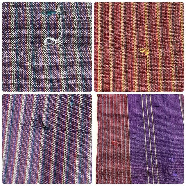 未使用 反物 絹綿交織 紫 青系 縞 ストライプ ヴィンテージ < ペット/手芸/園芸 未使用 反物 絹綿交織 紫 青系 縞 ストライプ ヴィンテージ < ペット/手芸/園芸の