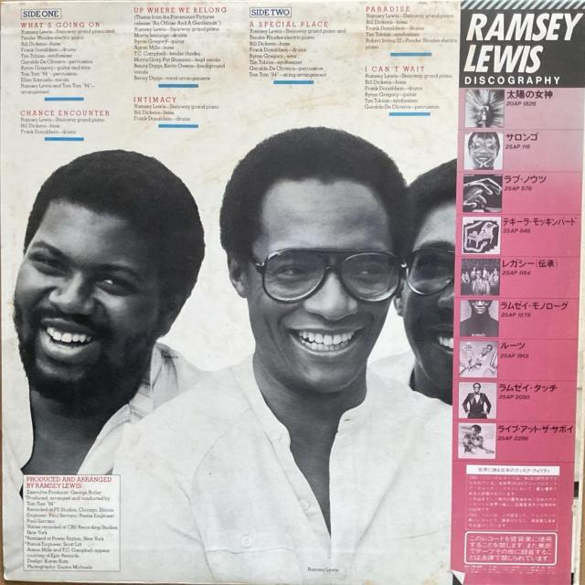 �����[�C�E���C�X �t�B�[�����O LP���R�[�h 25AP 2477 Ramsey Lewis Chance Encounter �� CD/DVD/�r�f�I�� 
