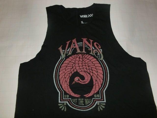 USA購入 アメカジ【VANS】ロゴプリント タンクトップUS M BLK < 女性ファッション  USA購入 アメカジ【VANS】ロゴプリント タンクトップUS M BLK  < 女性ファッションの