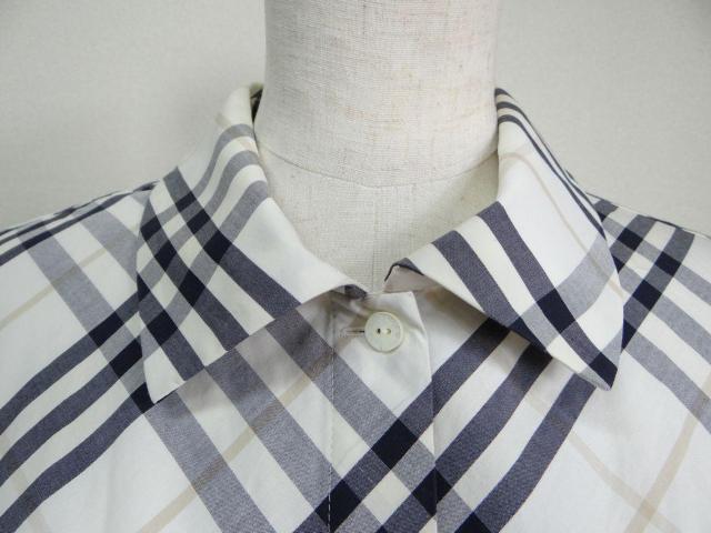 バーバリーロンドン ノースリーブ 襟付き リボン2WAYブラウス アイボリー系 送料無料 < ブランド バーバリーロンドン ノースリーブ 襟付き リボン2WAYブラウス アイボリー系 送料無料 < ブランドの