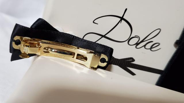 正規 ドルチェ&ガッバーナ ヘアクリップ 1Pフラワー カメリアリボン バレッタ 黒×白 髪留め 髪飾り バロック D&G 付属有 < ブランド 正規 ドルチェ&ガッバーナ ヘアクリップ 1Pフラワー カメリアリボン バレッタ 黒×白 髪留め 髪飾り バロック D&G 付属有 < ブランドの