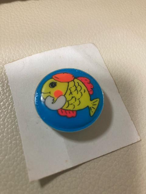 1644.未使用☆昭和レトロ☆プクプクバッジ☆鯛 < おもちゃ  1644.未使用☆昭和レトロ☆プクプクバッジ☆鯛  < おもちゃの
