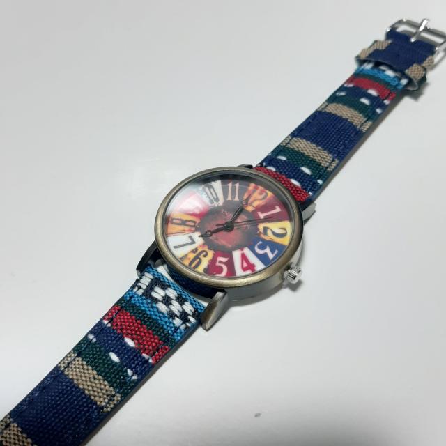 新品 二色セット カジュアル スポーツ ベルト 布バンド クォーツ 腕時計 3 < 男性アクセサリー/時計  新品 二色セット カジュアル スポーツ ベルト 布バンド クォーツ 腕時計 3 < 男性アクセサリー/時計の
