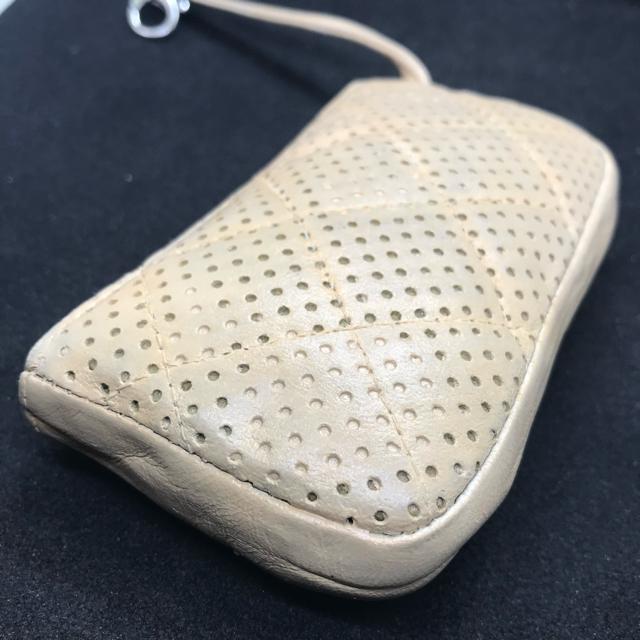 レア 正規品 シャネル マトラッセ キーケース コイン カード ベージュ系 < ブランド レア 正規品 シャネル マトラッセ キーケース コイン カード ベージュ系 < ブランドの