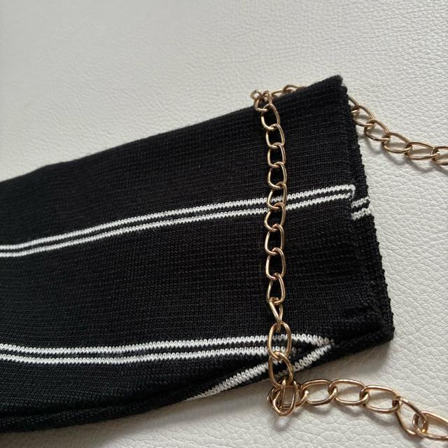 ◆美品◆日本製◆エマキュレイト◆ウール混ストライプニット◆ハイゲージ◆黒◆フリー < 女性ファッション ◆美品◆日本製◆エマキュレイト◆ウール混ストライプニット◆ハイゲージ◆黒◆フリー < 女性ファッションの