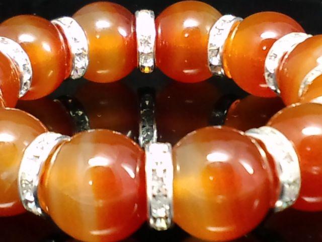 天然§カーネリアン16ミリ§銀ロンデル数珠 < 女性アクセサリー/時計 天然§カーネリアン16ミリ§銀ロンデル数珠 < 女性アクセサリー/時計の