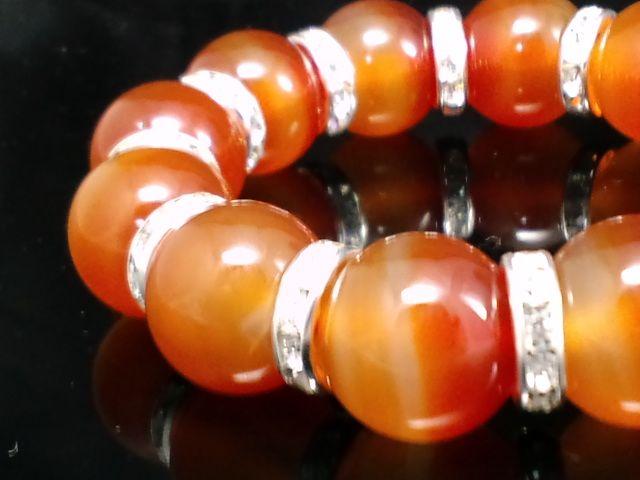天然§カーネリアン16ミリ§銀ロンデル数珠 < 女性アクセサリー/時計 天然§カーネリアン16ミリ§銀ロンデル数珠 < 女性アクセサリー/時計の