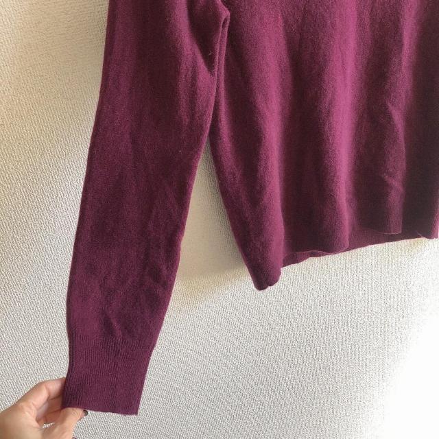 ◆UNIQLO/ユニクロ◆カシミヤ100%Vネックニット★パープル紫M♪シンプルコーデ < ブランド  ◆UNIQLO/ユニクロ◆カシミヤ100%Vネックニット★パープル紫M♪シンプルコーデ < ブランドの