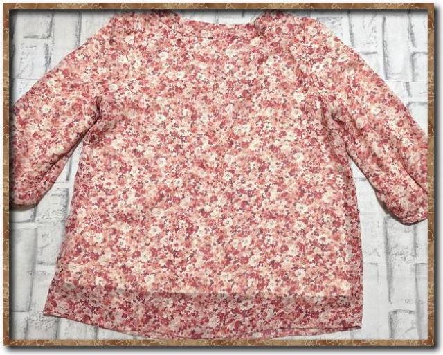 ミッシェルクラン 花柄シフォンチュニック < ブランド  ミッシェルクラン 花柄シフォンチュニック < ブランドの