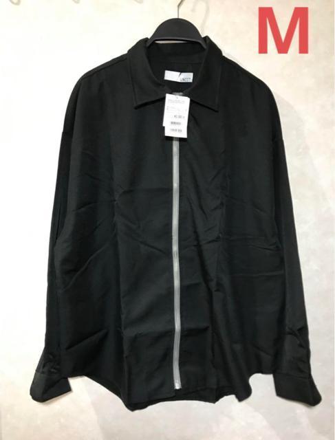 新品タグ付き UNIITジップシャツ  オーバーサイズ ジップアップ M < 男性ファッション  新品タグ付き UNIITジップシャツ  オーバーサイズ ジップアップ M < 男性ファッションの