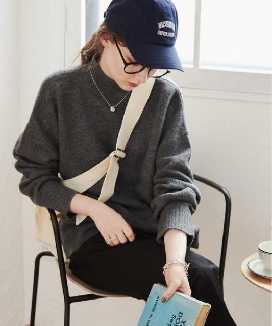 ANGIEオーバーサイズハイネックニット < 女性ファッション  ANGIEオーバーサイズハイネックニット < 女性ファッションの