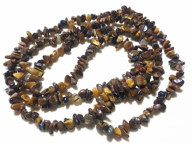 天然石★タイガーアイ さざれ 1連 < 女性アクセサリー/時計 天然石★タイガーアイ さざれ 1連 < 女性アクセサリー/時計の