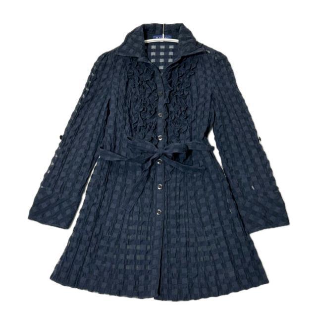 M'S GRACY フリル チェック柄 ブラウス ロングシャツ 40 < ブランド M'S GRACY フリル チェック柄 ブラウス ロングシャツ 40 < ブランドの