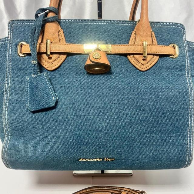 Samantha Vega サマンサベガ デニム ハンドバッグ 2WAY < ブランド Samantha Vega サマンサベガ デニム ハンドバッグ 2WAY < ブランドの