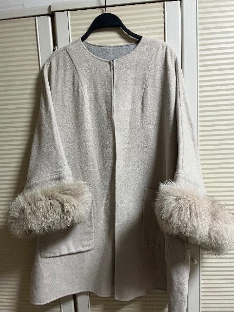 グレースコンチネンタル⭐︎フォックスファー付きポンチョ < ブランド グレースコンチネンタル⭐︎フォックスファー付きポンチョ < ブランドの