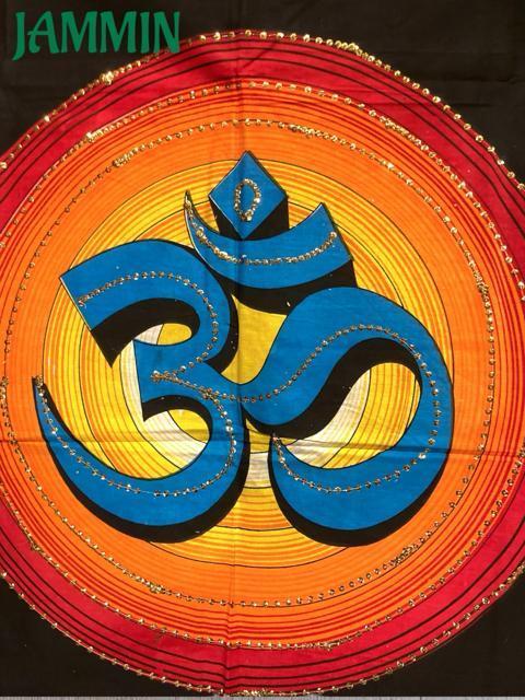 オームタペストリー オーム OM アジアン 魔除宇宙 ヨガ エスニック < インテリア/ライフ オームタペストリー オーム OM アジアン 魔除宇宙 ヨガ エスニック < インテリア/ライフの