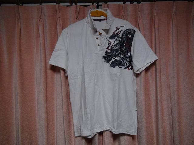 アビリティバーンの龍のラメ入りポロシャツ(3L)!。 < 男性ファッション アビリティバーンの龍のラメ入りポロシャツ(3L)!。 < 男性ファッションの