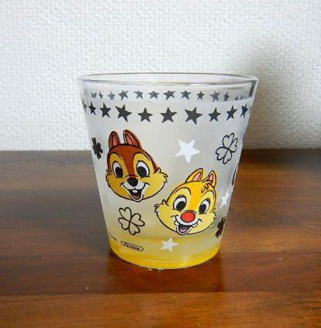◆desney チップとデール chip'n dale グラス レトロ ディズニー 中古品 < インテリア/ライフ  ◆desney チップとデール chip'n dale グラス レトロ ディズニー 中古品 < インテリア/ライフの