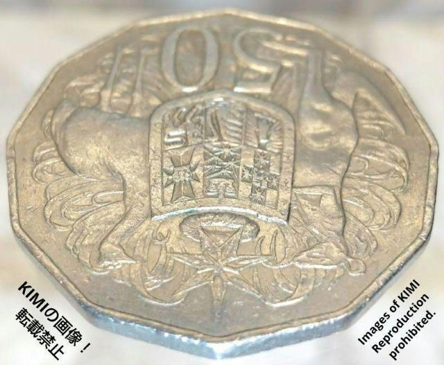 オーストラリア 50セント硬貨 コイン 1983 エリザベス二世 オーストラリア国章 古銭 エリザベス女王 Elizabeth < ホビー  オーストラリア 50セント硬貨 コイン 1983 エリザベス二世 オーストラリア国章 古銭 エリザベス女王 Elizabeth < ホビーの