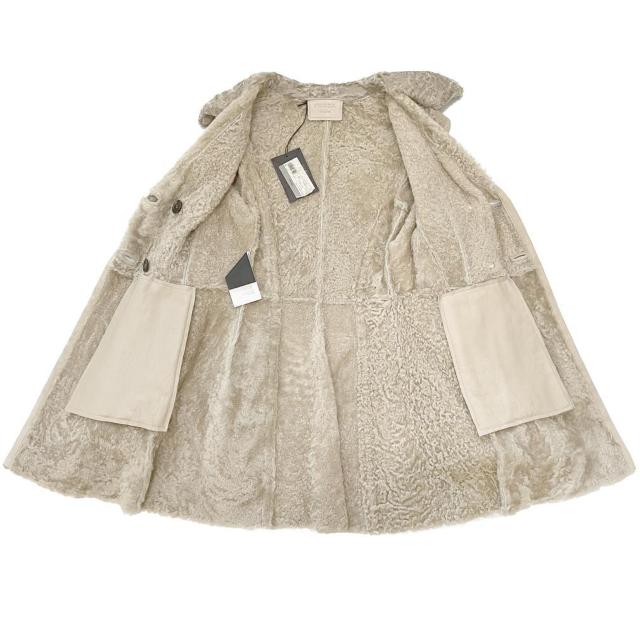 新品プラダPRADAムートンコート ベージュ #38 < ブランド 新品プラダPRADAムートンコート ベージュ #38 < ブランドの